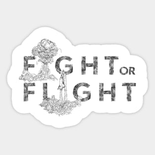 Fight or Flight Sticker